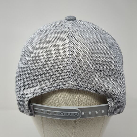 HC Snapback Mesh Back Trucker Hat Gray One Size Mesh Back Flexfit 110 - Picture 5 of 8